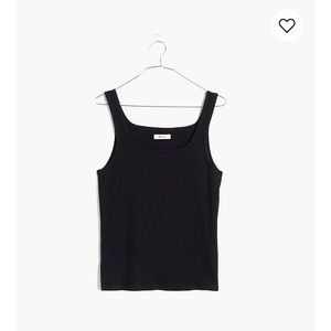 Madewell NWT Black Tank